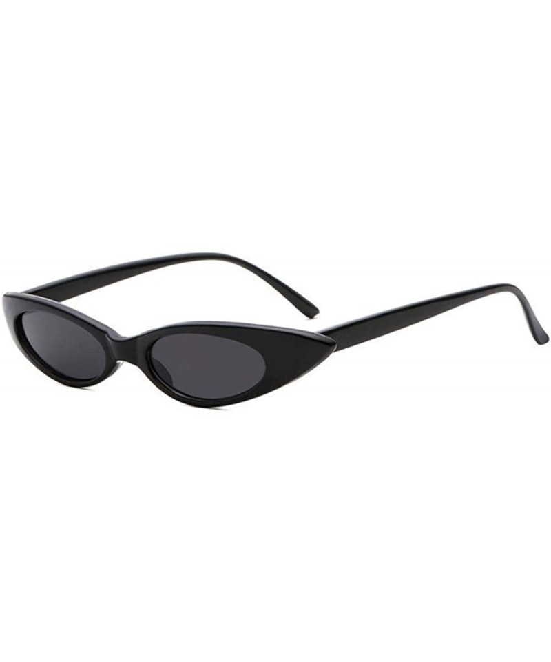 Small Cat Eye Sunglasses Women Brand Designer Retro Cateyes Glasses Black Gray Clear Yellow 