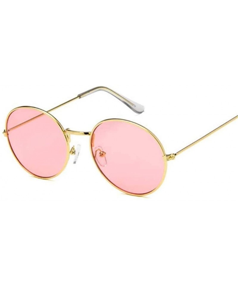 Retro Oval Sunglasses Men Women Vintage Metal Frame Sun Glasses Male ...