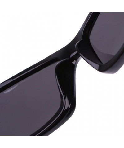 Rectangular Outdoor Sports Polarized Sunglasses Cycling Spectacles Rectangular Unisex - Color-1 - CB18K2ESE4Y $7.99