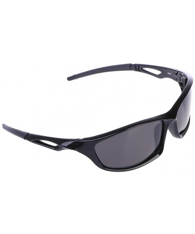 Rectangular Outdoor Sports Polarized Sunglasses Cycling Spectacles Rectangular Unisex - Color-1 - CB18K2ESE4Y $7.99