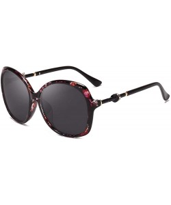 Oversized Polarized Sunglasses Fashion Driving Sunglasses Diamond Ladies Anti-ultraviolet - A - CW18Q0I6NMQ $30.30