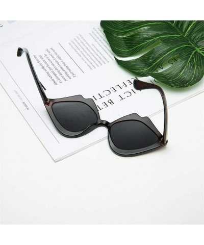 Square Vintage Sunglasses-Women's Jelly Sunshade Candy Color Glasses - Black - C718RHXIHWU $9.35