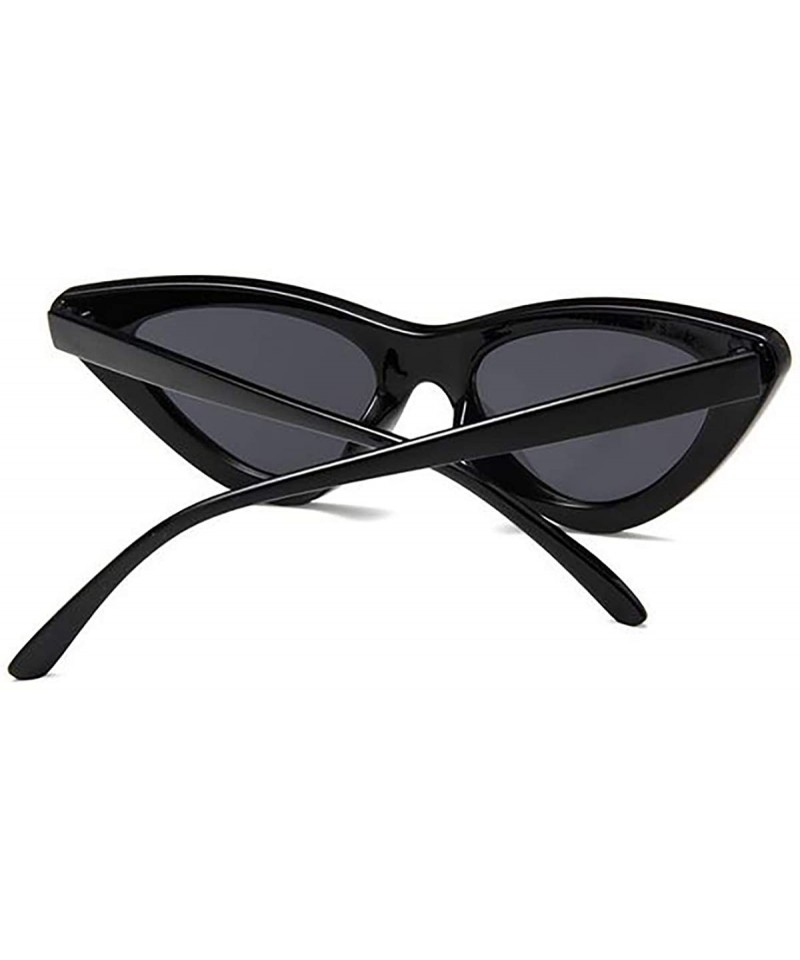 Women Cat Eye Sunglasses Vintage Fashion Style Sunglasses Shades Black Cs18qwrih9u