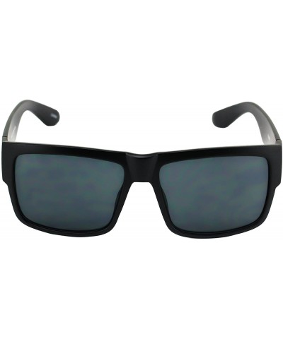 Oversized Large Square CHOLO Sunglasses Super Dark OG LOCS Style GANGSTER Style Black NEW - Matte Black - CB180ZCMUU6 $12.04