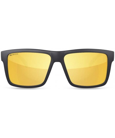 Square Vise Polarized Sunglasses - Gold Rush - CA194YLGLKC $41.71