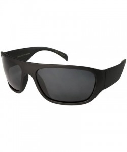 Sport Sports Style Sunglasses with Polarized Lens 570011AM-P - Matte Grey - CS11MOGMRQZ $12.19