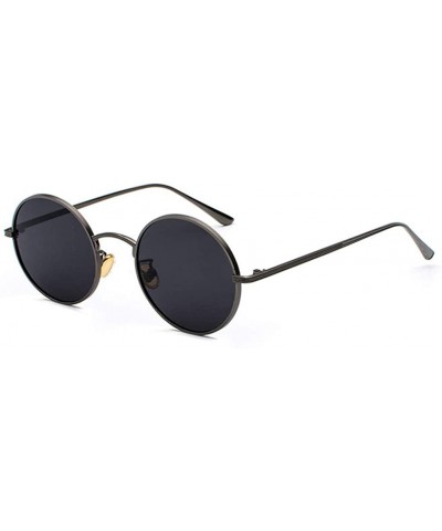 Oval sunglasses for women Oval Vintage Sun Glasses Classic Sunglasses - N04-black-grey - C618WZRLY5M $28.72