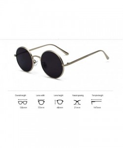 Oval sunglasses for women Oval Vintage Sun Glasses Classic Sunglasses - N04-black-grey - C618WZRLY5M $28.72