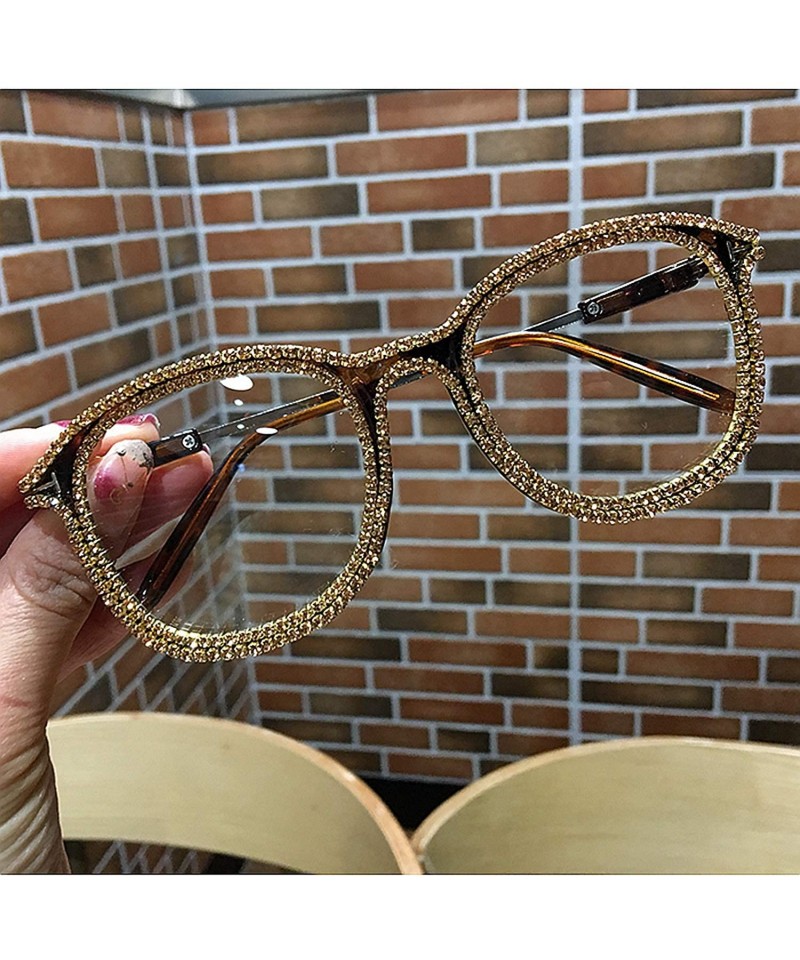 Vintage Gold Stud Cat-Eye Sunglasses