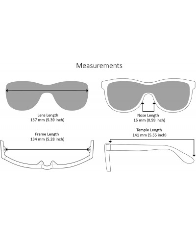 Rimless Rectangular Sunglasses Mono Lens Women Semi Rimless Sunglass for Men EC55705 - CX18M0ARLK2 $21.72