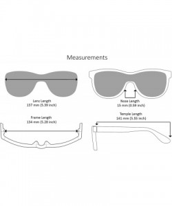 Rimless Rectangular Sunglasses Mono Lens Women Semi Rimless Sunglass for Men EC55705 - CX18M0ARLK2 $21.72