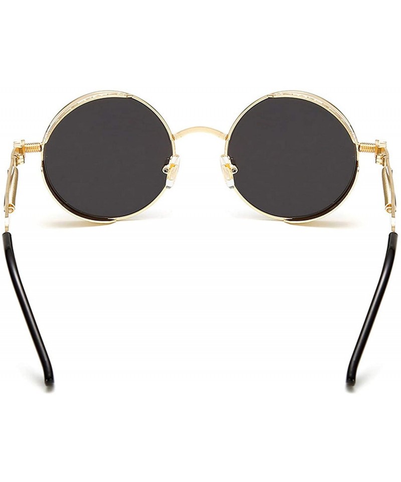 Metal Steampunk Sunglasses Men Women Fashion Round Glasses Design ...