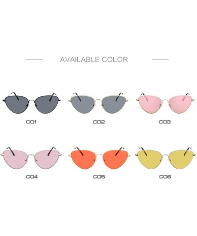 Round Pink erfly Sunglasses Women Vintage Fashion Rose Gold Mirror Sun Glasses Unique Female - Gold Gray - CT197Y7U3OU $12.12