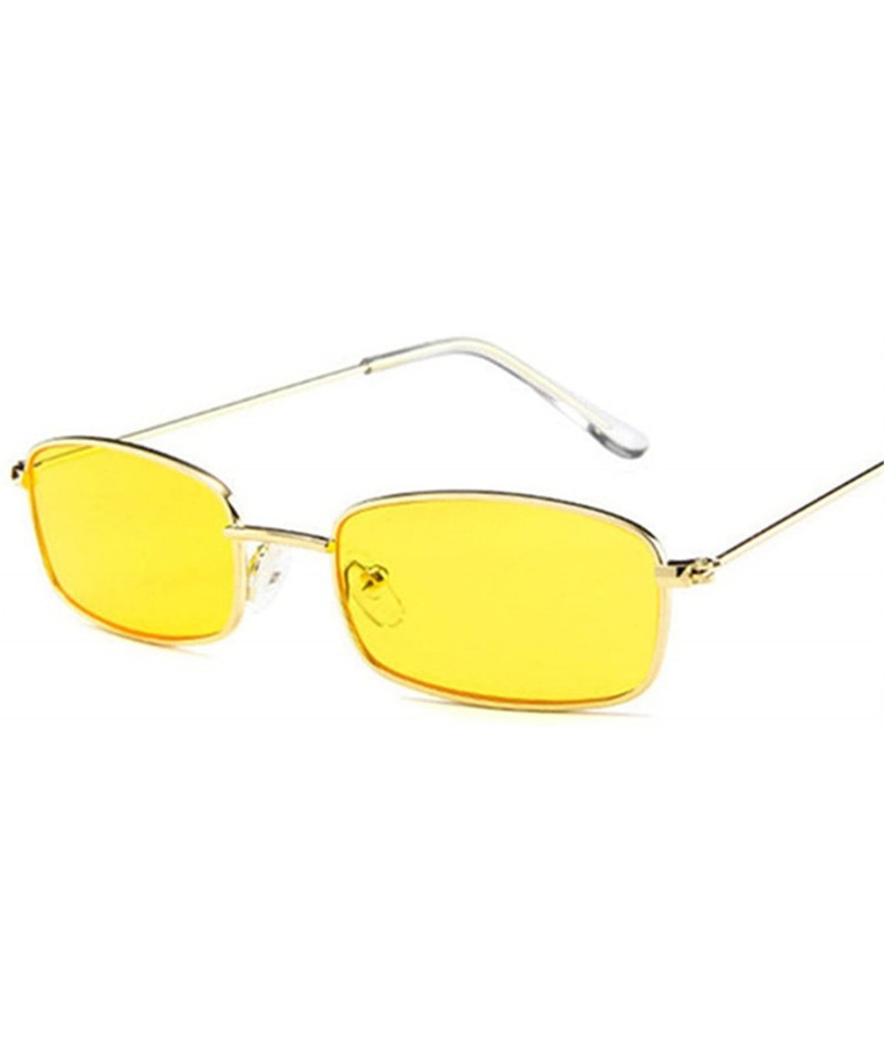Retro Rectangle Sunglasses Women Brand Designer Vintage Small