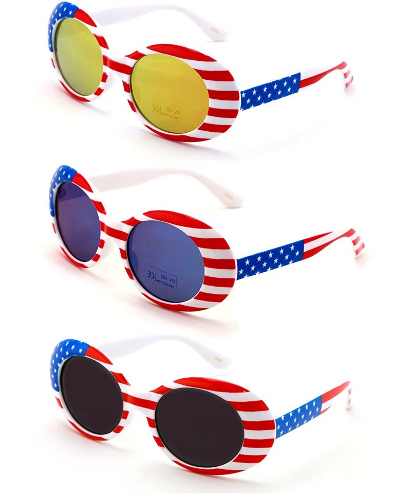 Vintage Sunglasses Uv400 Bold Retro Oval Mod Thick Frame Sunglasses Clout Goggles White Usa