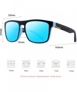 Goggle Sunglasses Men Women Mirror Polarized Glasses Driving Unisex Sun Glasses - Gray Lens 4 - C8194OHU6R4 $19.32