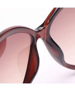 Oversized Women's Alexi Oversized Fashion Sunglasses with Pop-Out Mosaic Design - Brown - CM190804EKZ $18.83