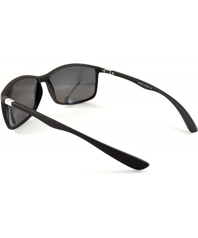 Unisex Polarized Sports Sunglasses- 53 mm Mirrored Smoke Lens P002 ...