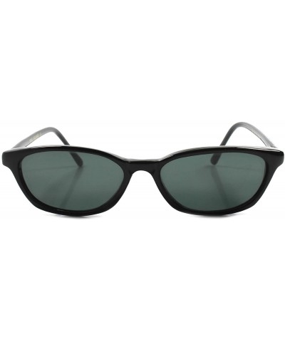 Rectangular Old Stock Classic Vintage 80s 90s Urban Fashion Rectangle Sunglasses - Black - CU18937M2MK $13.69