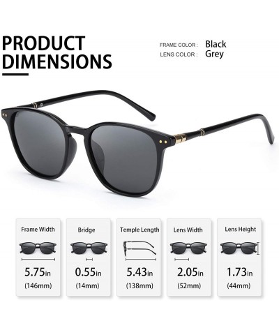 Square Mirrored Polarized Sunglasses for Women Fashion Eyewear for Driving Outdoor 100% UV Protection - CP196ODL9U4 $19.04