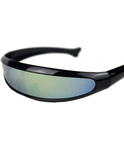 Semi-rimless Sports Sunglasses for Men Women-Outdoor Fishtail Uni-lens Sunglasses Riding Cycling Glasses Casual Eyewear - A -...