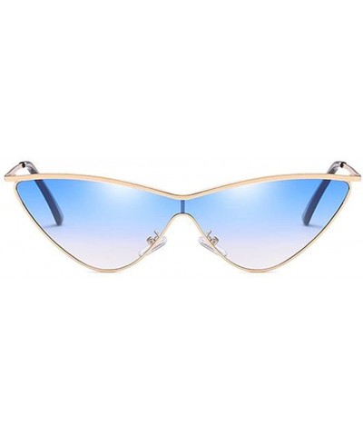 Square MOD-Style Individuality Triangle Sunglasses Full Metal Frame Anti-glare - S04 - CB189T2QNKA $17.18