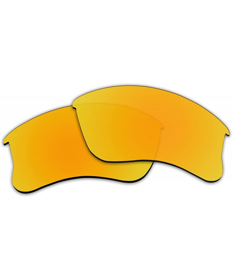 Sport Replacement Lenses Flak Jacket XLJ Sunglasses - Gold - Polarized - CV17YH9U2XU $14.84