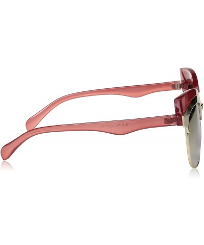 Rectangular Women's Reign Rectangular Sunglasses - Pink - CS17YYTAR9Y $13.35