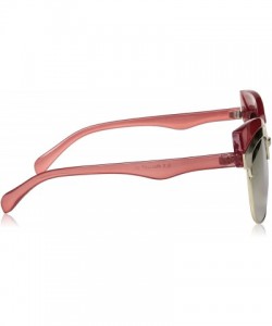 Rectangular Women's Reign Rectangular Sunglasses - Pink - CS17YYTAR9Y $13.35