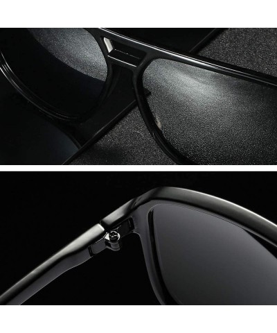 Round Polarized Sunglasses Outdoor Protected Oversized - CH18TN22A0R $19.25