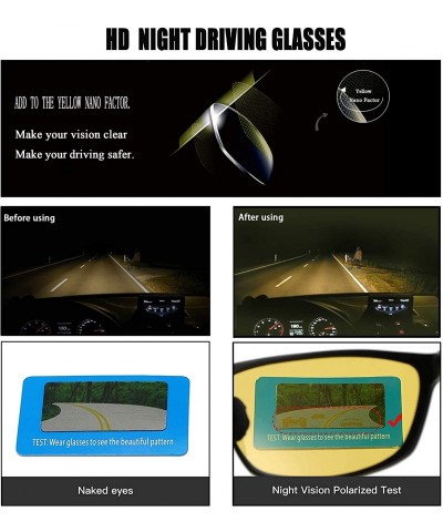 Night Vision Driving Glasses UV400 Protection Anti-Glare