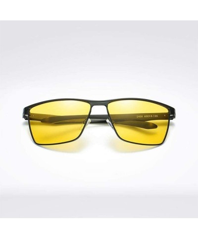 Round Polarized Sunglasses Glasses Teardrop MDYHJDHHX - Yellow - CG18XMLYEHU $23.82