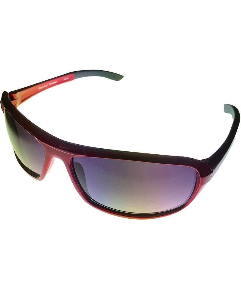 Wrap Red Plastic Wrap Sunglass PE10 5 - C911U4KOURH $23.46