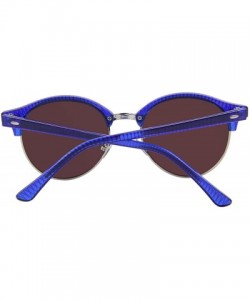 Semi-rimless Polarized Sunglasses for Men Women Semi Rimless Retro Brand Sun Glasses S8054 - Blue - CM12O1JYYUT $11.40