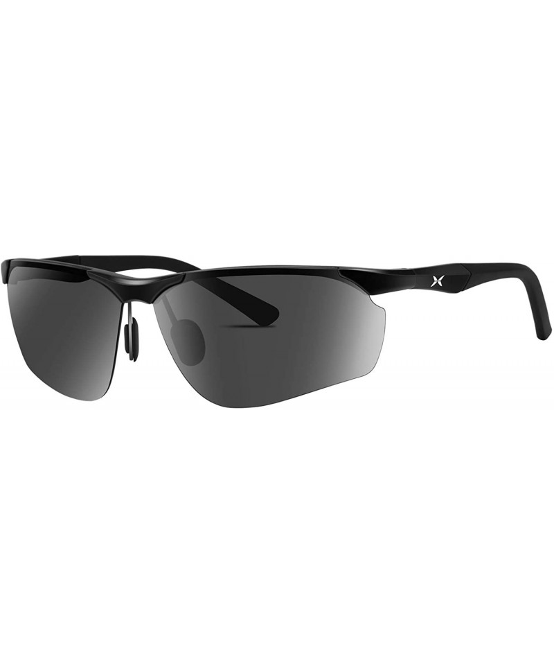 Men's Polarized Sports Sunglasses for men Driving Cycling Fishing Golf  Running Metal Frame Sun Glasses - CH1963YXIZQ