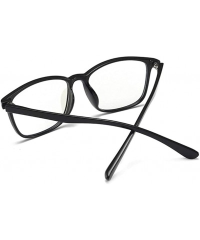 Square Eyestrain Photochromic Eyeglasses Sunglasses Magnification - Black 2 - C9197QU4AW0 $17.04