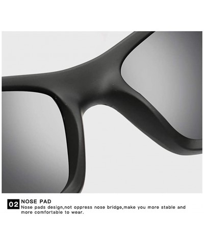 Goggle Outdoor Polarized Sunglasses-Retro Aviator Shade Glasses-Unisex-Sturdy Frame - C - CB1905ZE8UA $45.28