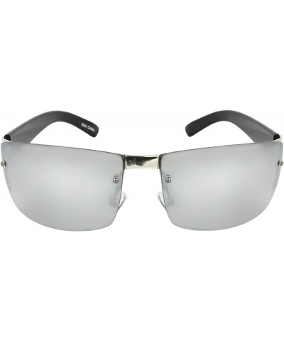 Rimless TU9304 Rimless Fashion Sunglasses - Mirror - CF11CB13V9F $10.32