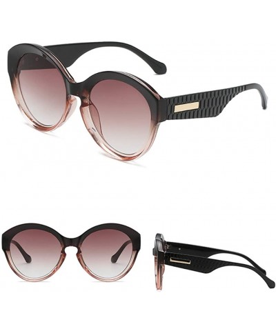 Aviator Vintage Punk Stylish Irregular Shape Sunglasses Retro Street Style Unisex Glasses - F - CA196QWNAQL $9.60