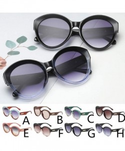 Aviator Vintage Punk Stylish Irregular Shape Sunglasses Retro Street Style Unisex Glasses - F - CA196QWNAQL $9.60