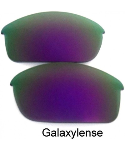 Oversized Replacement Lenses Flak Jacket Black&Blue&Green Color 3 Pairs-FREE S&H. - Purple - CN129XXXU4J $7.28