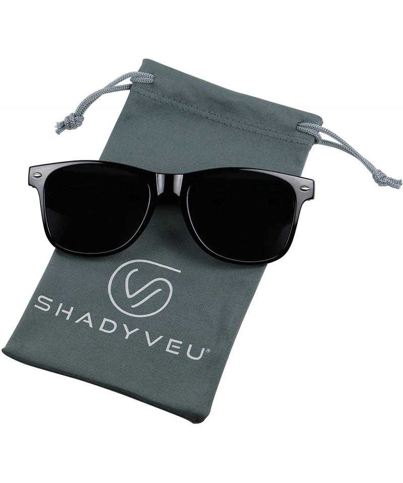 Super Dark Round Sunglasses UV Protection Spring Hinge Classic 80's Shades  Migraine Sensitive Eyes - CZ18I5E9C4L