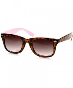 Wayfarer Classic Two-Tone Tortoise Havana Basic Horn Rimmed Sunglasses (Tortoise-Purple) - CV11J1RX9G7 $9.39