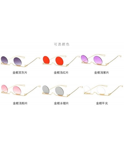 Round Arrival Sunglasses Fashion Designer Glasses - Red - CL18S7RAAQ5 $11.36