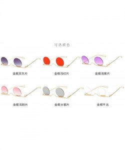 Round Arrival Sunglasses Fashion Designer Glasses - Red - CL18S7RAAQ5 $11.36