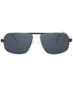 Aviator Unisex Stainless Steel Men's Polarized Mirror Sun Glasses Y1543 C1BOX - Y1543 C2box - CP18XE9YSAO $18.27