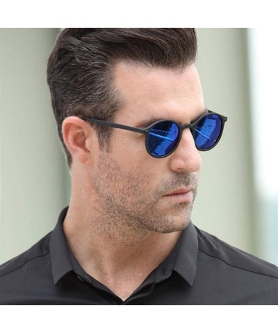 Round Unisex Polarized Sungalsses Men Women Vintage Round Cool Sunglasses Goggles Glasses UV400 Anti- Glare Fashion - C8199OK...