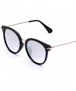 Aviator Sunglasses Cat Eye Women Black Pink Frame Flat Eyewear Coating ZMCB0019-02 - Zmcb0019-02 - CZ18YNDDO8N $11.01