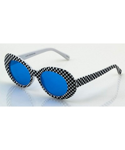 Oval Goggles Hypebeast Eyewear Sunglasses Checkered - CH18SA6669G $20.54