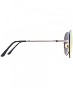 Sport Oversized Rimless Mirrored Sunglasses for Women - C - C21832HNQ4X $20.62